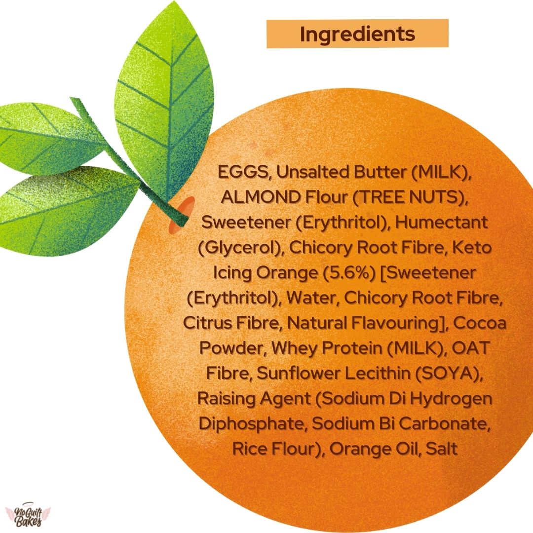 Chocolate Orange Keto Loaf - Ingredients