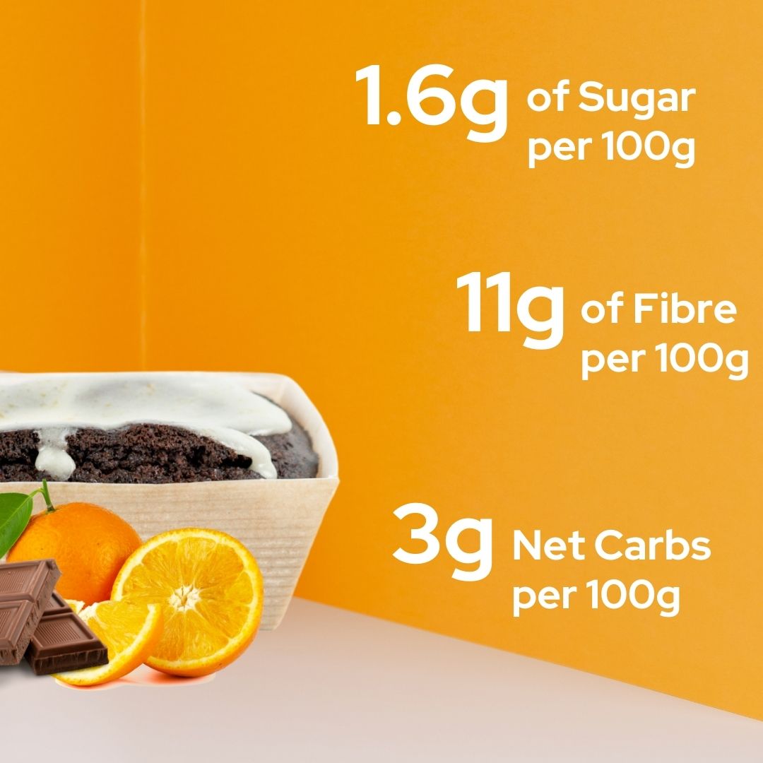 Chocolate Orange Keto Loaf - Sugar Free and Diabetic Friendly Nutritional Information