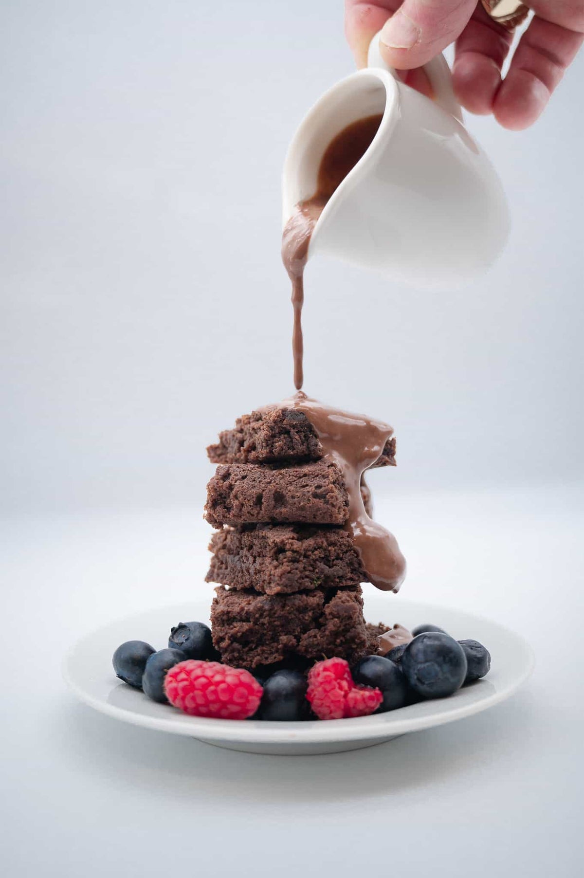 Chocolate Brownie with Syrup